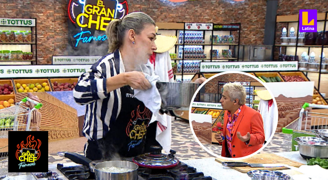 Mónica Zevallos culpó a Miguel Vergara de quemar su mote | El Gran Chef Famosos 