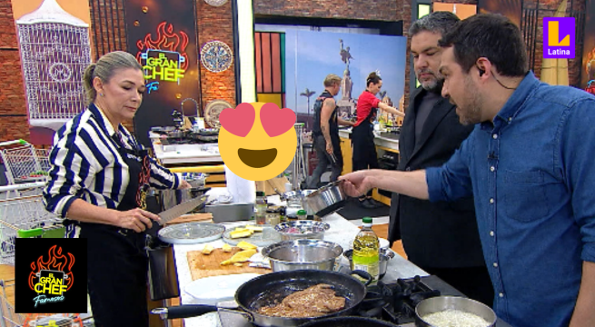 Se volvió una experta: Giacomo Bocchio halagó el corte brunoise de Mónica Zevallos | El Gran Chef Famosos 
