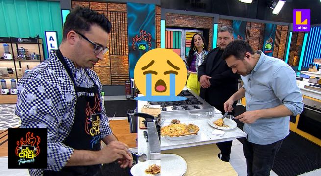 “Estoy haciendo cualquier cosa”: ‘Checho’ Ibarra confundido con fileteo de pescado | El Gran Chef Famosos