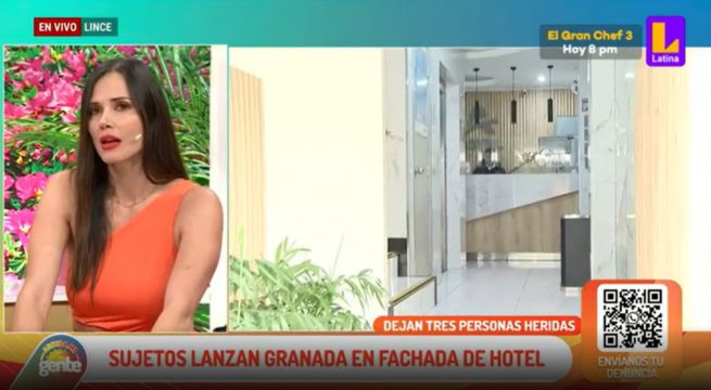 Maju Mantilla muestra su indignación contra la delincuencia