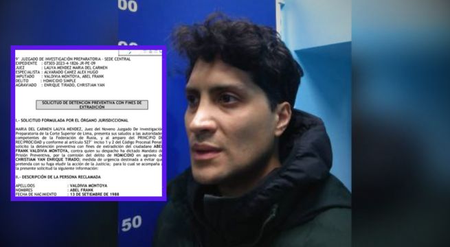 Poder Judicial pide a Rusia la detención preventiva de Abel Valdivia para ser extraditado