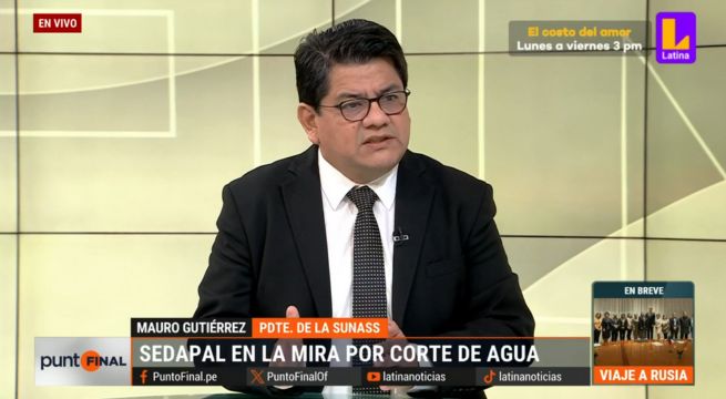 Multa a Sedapal por corte de agua masivo en Lima podría superar los 2 millones de soles