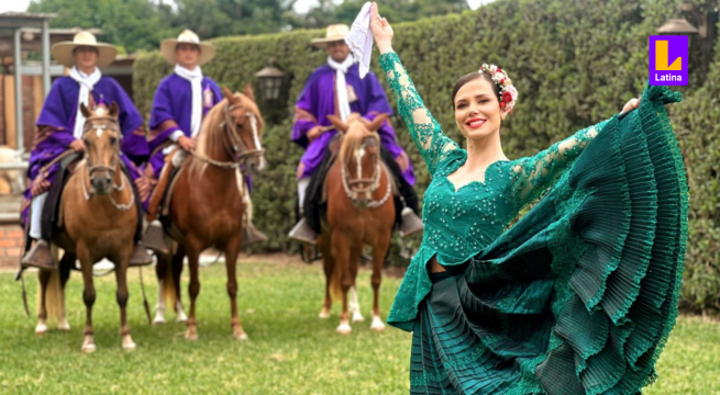 Maju Mantilla bailó Marinera de paso para presentar Festival D'Paso Peruano