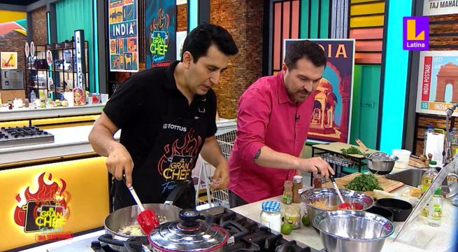 ¿Qué pasó? Tilsa Lozano se asustó por presencia de Christian Ysla en su estación de El Gran Chef Famosos