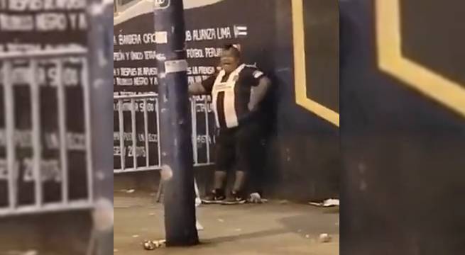 Captan a cómico Mayimbú llorando afuera de Matute tras final perdida por Alianza [Video]