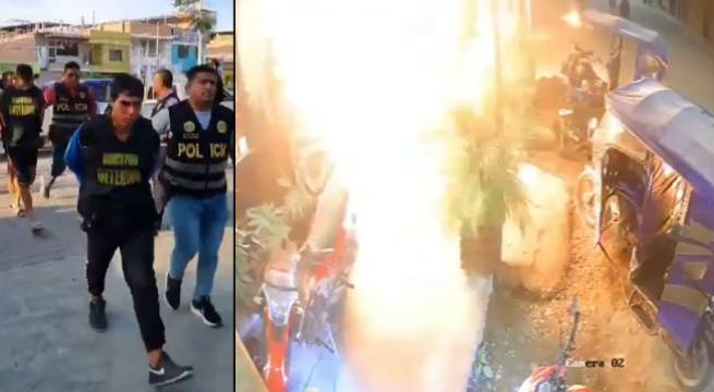 Lanzan 3 bombas molotov a negocio, pero son atrapados