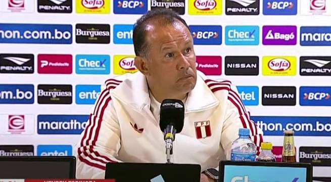 Juan Reynoso tras el Perú vs Bolivia: 