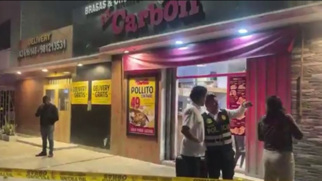 Chimbote: policía abatió a 2 ladrones para frustrar asalto en pollería