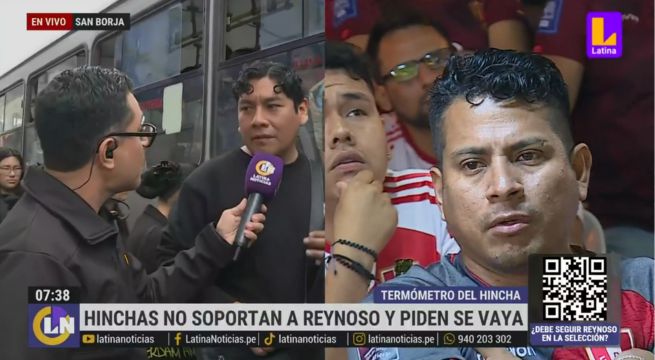 Hinchas peruanos piden la salida de Reynoso mientras esperan el Corredor Rojo