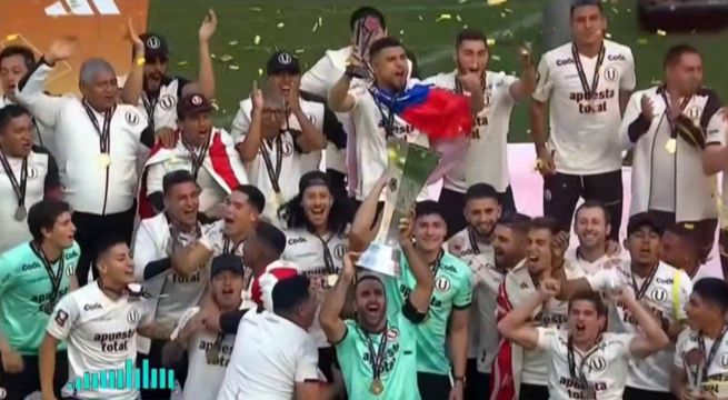 Universitario levantó la copa de la Liga 1 en el Monumental: así celebraron los 'cremas'