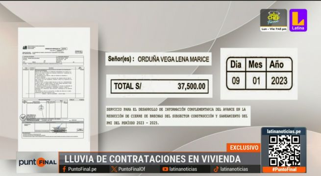 Ministerio de Vivienda hace contrataciones 'fantasmas' y por órdenes de servicio