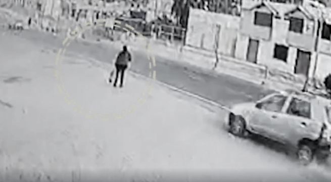 Cámara captó brutal atropello a madre de familia