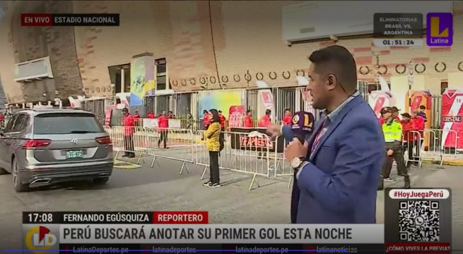 Estadio Nacional luce con gran resguardo policial previo al Perú vs Venezuela
