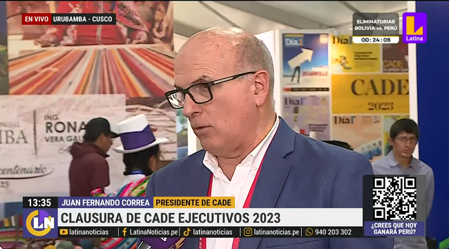 CADE 2023: Juan Fernando Correa destaca diálogo entre sector privado y autoridades