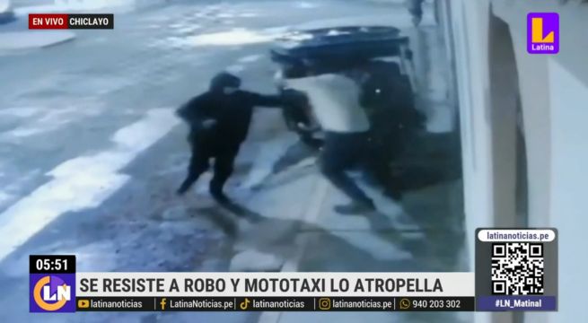 Delincuentes atropellan a hombre para robarle su celular