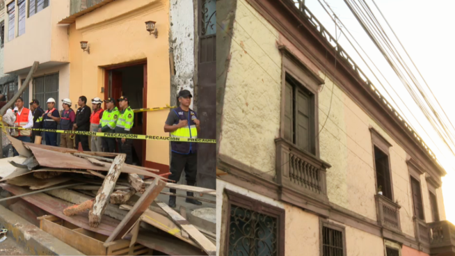 Rímac: techo se desploma y mata a hombre que dormía en su sala
