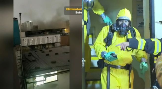 Explosión de horno eléctrico provoca incendio en laboratorio farmacéutico