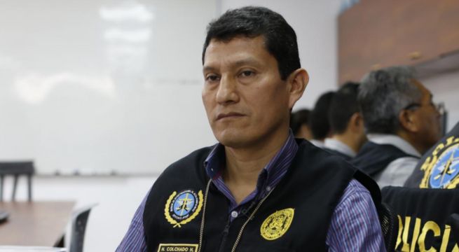 El coronel de la PNP Harvey Colchado fue pasado al retiro