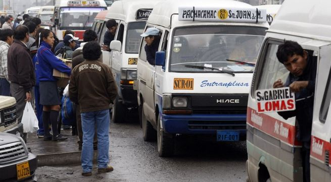 Más de 30 empresas de transporte no trabajarán mañana en Lima y Callao