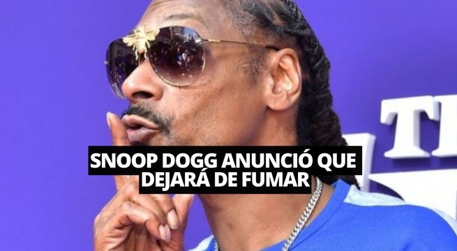 Snoop Dogg decidió dejar la marihuana: esto dijo el rapero estadounidense