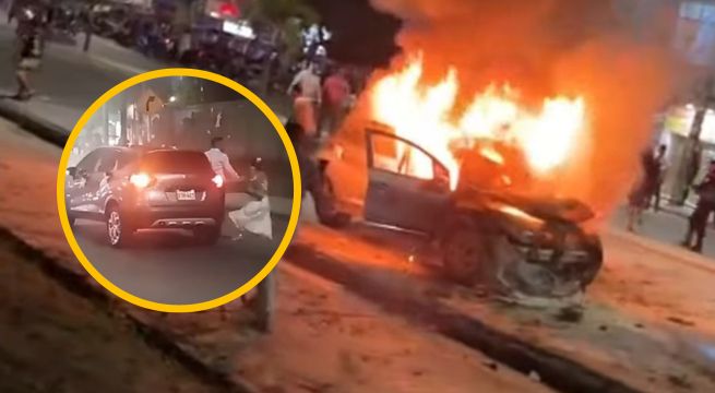 Novios se salvan de morir incinerados rumbo a su boda