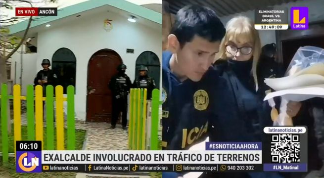 PNP captura a traficantes de terrenos: exalcalde y un policía estarían involucrados