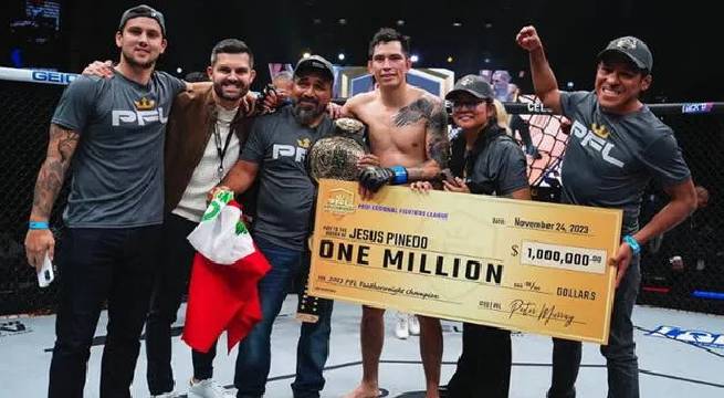 Peruano Jesús Pinedo se convirtió en campeón mundial de peso pluma