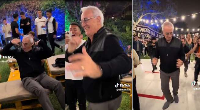 Le hizo la competencia a Corzo: Fossati sacó los 'pasos prohibidos' en la celebración de Universitario