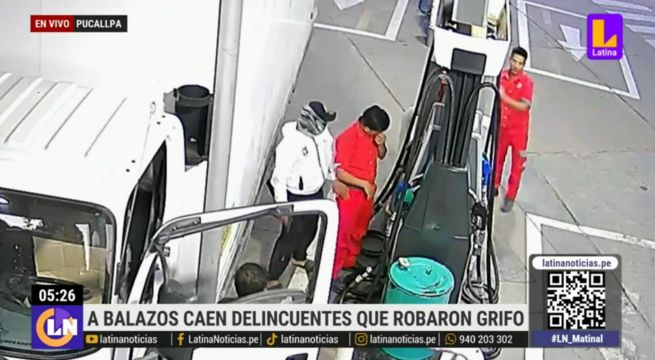 Pucallpa: delincuentes protagonizan intensa persecución tras asaltar un grifo