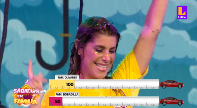 Sábados en Familia: Viviana Rivasplata da respuesta al azar y gana el juego en 