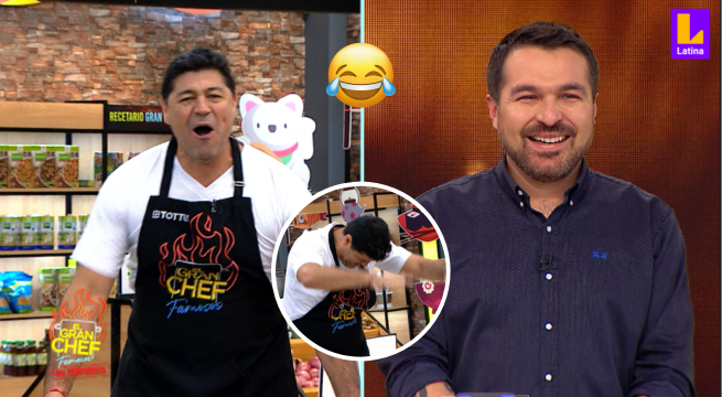El Gran Chef Famosos: Checho Ibarra presenta a Giacomo Bocchio como narrador de fútbol