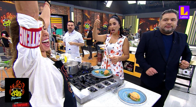 Fiorella Cayo mejora y Javier Masías la felicita por su presentación de Butifarra en El Gran Chef Famosos