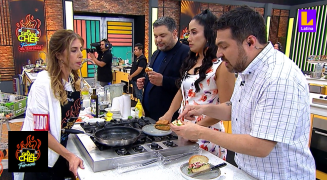 El Gran Chef Famosos: Jueces no aceptaron sánguche de pollo salado de Fiorella Cayo y tuvo que volverlo a hacer
