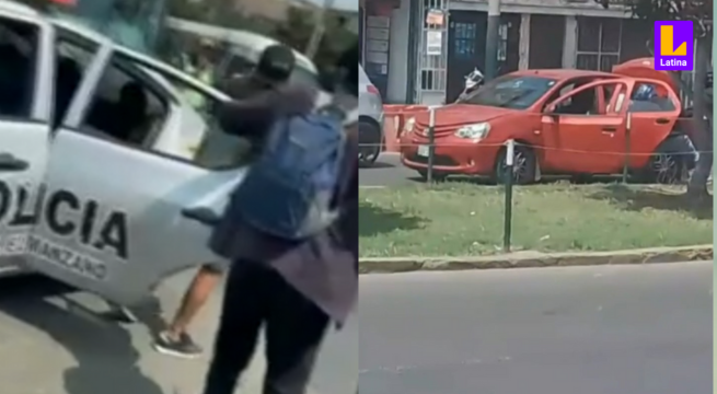 Impactante: asaltan a cambista con armas de guerra mientras se trasladaba en taxi  