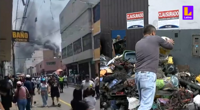 Incendio en Mesa Redonda: fuego causó pánico a menos de un mes de Navidad  