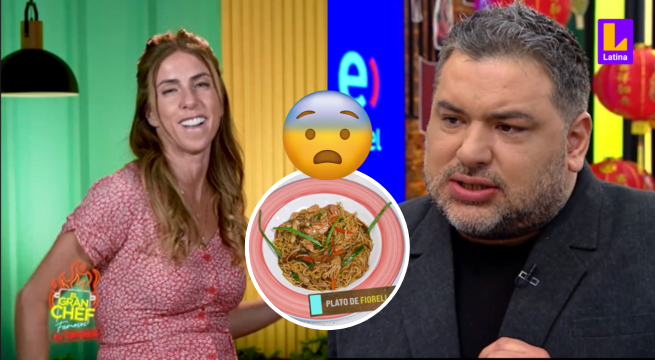 El Gran Chef Famosos: Jurados le revelan a Fiorella que tuvo el mejor sabor del Chow Mein, pero cometió terrible error en su preparación