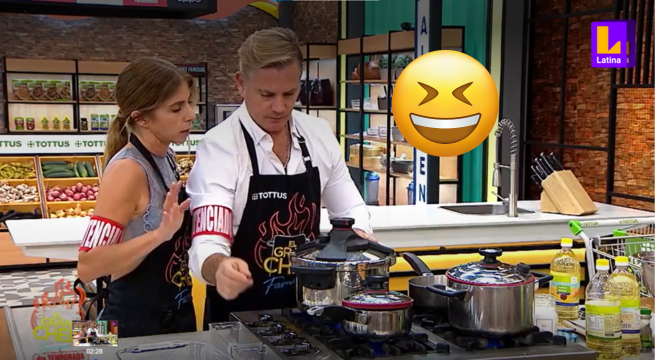 El Gran Chef Famosos: Fiorella Cayo tuvo que recurrir a Renato Rossini por no saber usar olla a presión a poco de la Gran Final
