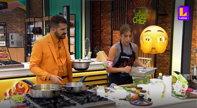 El Gran Chef Famosos: Fiorella Cayo deja en 'shock' a Peláez por no tener armado su plato a 10 minutos de terminar la competencia