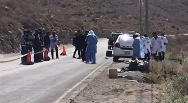 Arequipa: acribillan a extranjero y abandonan su cadáver en carretera