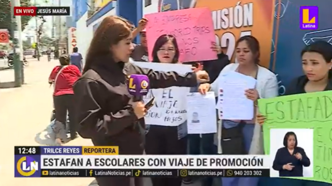 Agencia de viajes estafa a escolares con 30 mil soles y los deja sin viaje de promoción | VIDEO