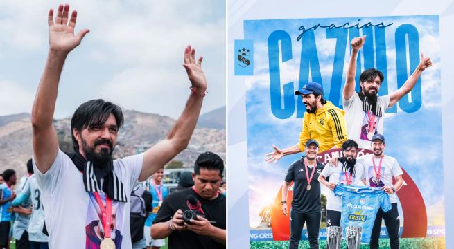 Sporting Cristal anuncia la salida de Jorge Cazulo tras ganar Torneo de Reservas