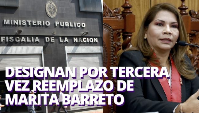 Patricia Benavides designa al fiscal Fredy Gutiérrez Crespo en reemplazo de Marita Barreto