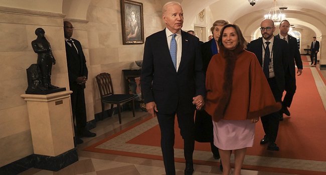 Cancillería: Reunión entre Boluarte y Biden no se realizó porque 