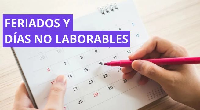 Feriados y días no laborables en lo que resta del 2024