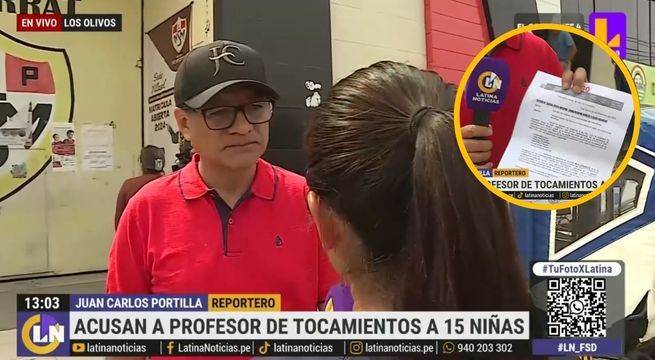 Profesor es acusado de tocamientos indebidos a 15 niñas