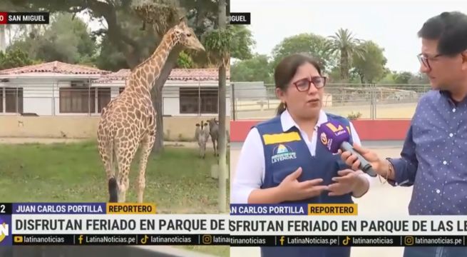 Parque de las Leyendas recibe a cientos de personas por el fin de semana largo