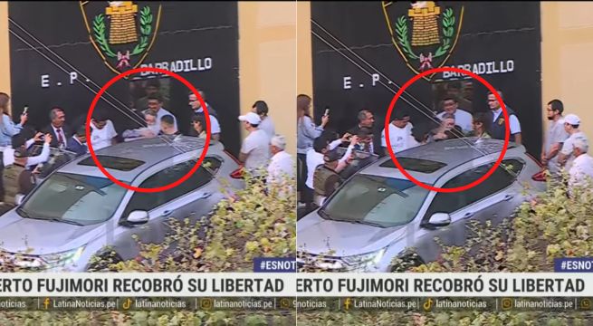 Así fue el abrazo de Alberto Fujimori con Keiko y Kenji tras abandonar el penal Barbadillo