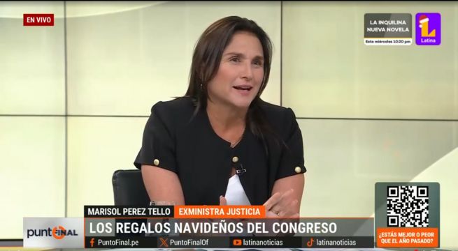 Marisol Pérez Tello sobre el Congreso: 