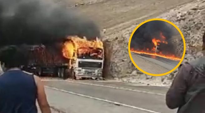 Choque de tráilers provoca la muerte de dos personas