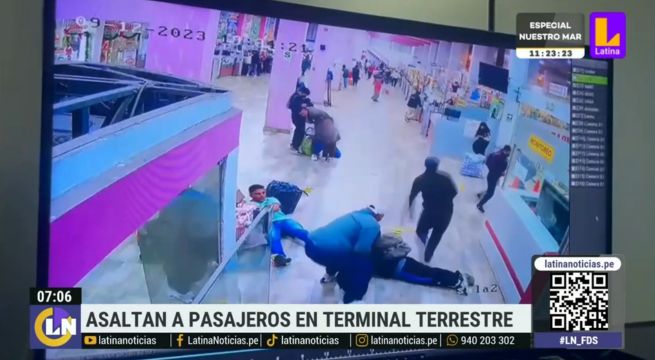 Delincuentes armados asaltan en terminal de Yerbateros